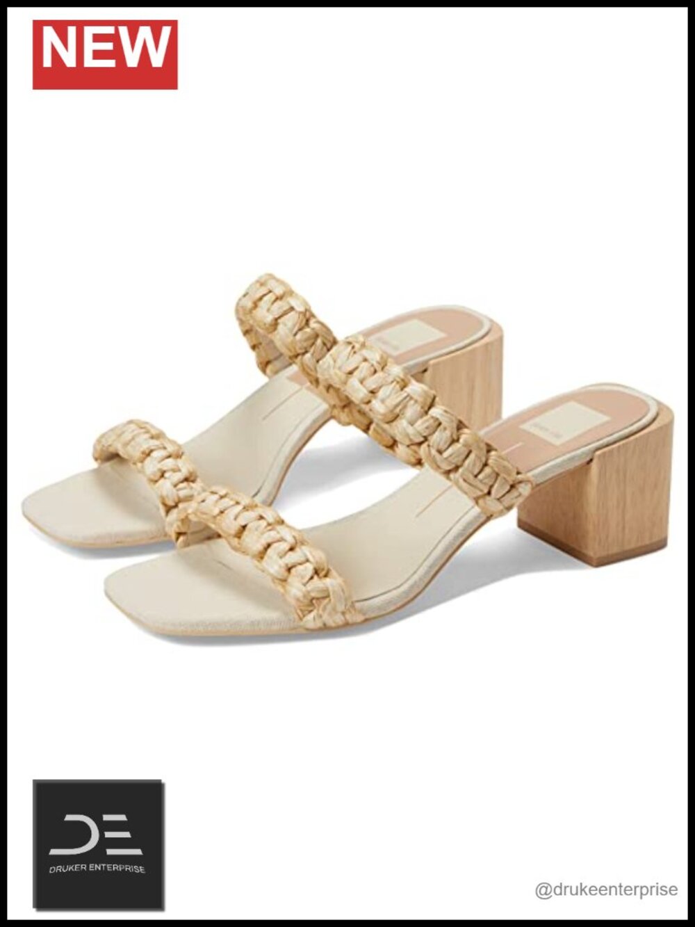 Dolce Vita Zeno Heeled Sandals Block Heel Slingback Slip On